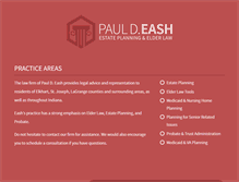 Tablet Screenshot of pauleash.com
